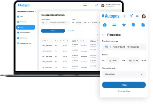 Panel - płatności online Autopay