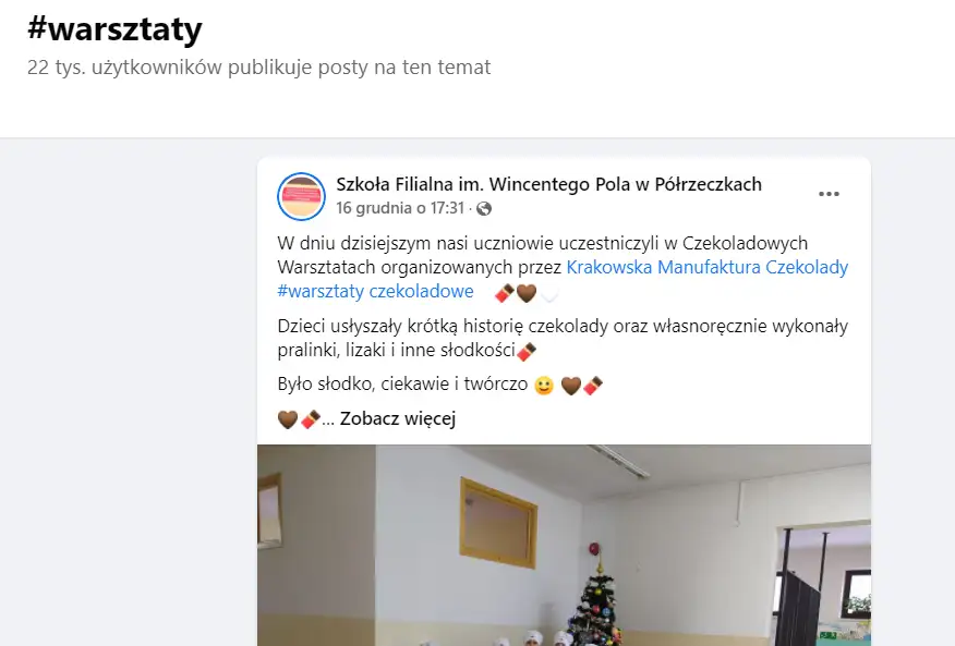 Hashtag warsztaty